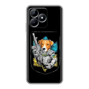 Чехол с принтом для Realme Note 50 (Патрон Воин)