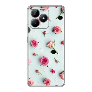 Чехлы с принтом Розочки для Realme Note 50 (Разные цветы)