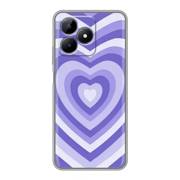 Чехол с рисунком «Сердце фиолет» для Realme Note 50 Чехол с рисунком «Сердце фиолет» для Realme Note 50