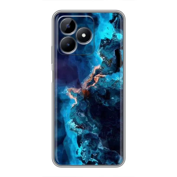 Чехол с рисунком «Синий мрамор» для Realme Note 50 Чехол с рисунком «Синий мрамор» для Realme Note 50