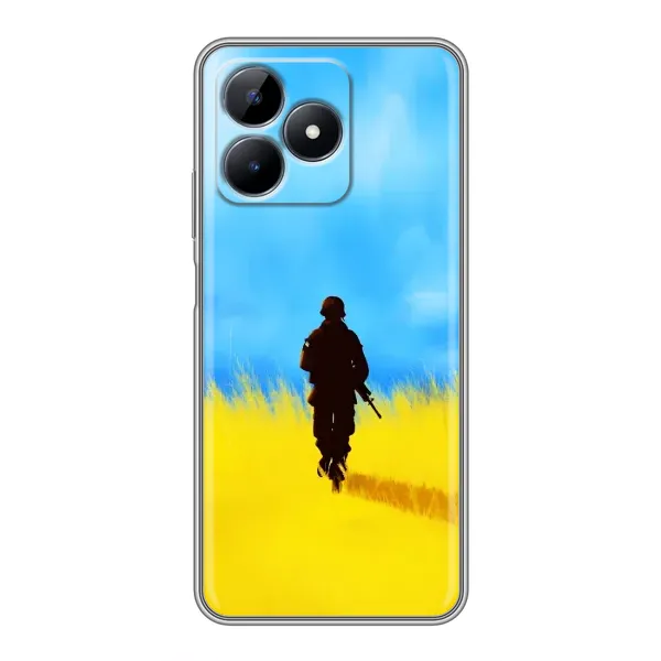 Чехол с рисунком «Солдат в поле» для Realme Note 50 Чехол с рисунком «Солдат в поле» для Realme Note 50
