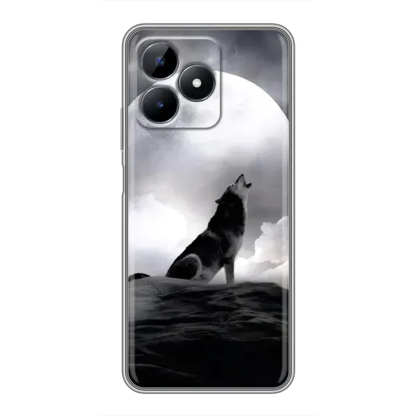 Чехол с рисунком «Волк и луна» для Realme Note 50 Чехол с рисунком «Волк и луна» для Realme Note 50