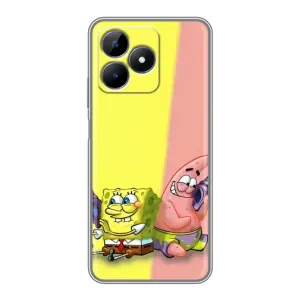 Чехлы с Патриком на Realme Note 50 (Звонок)