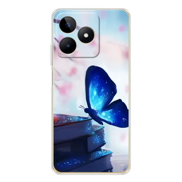 Чехол с рисунком «Бабочка синяя» для Realme Note 60 Чехол с рисунком «Бабочка синяя» для Realme Note 60