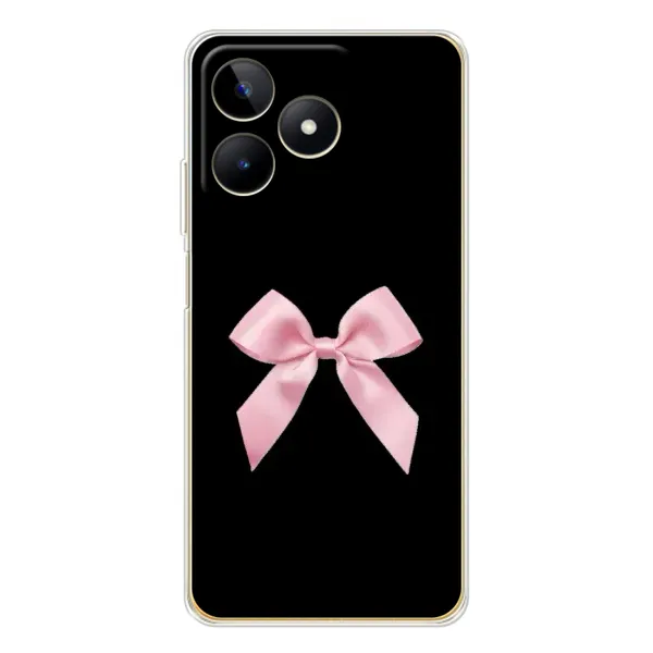 Чехол с рисунком «Бант на черном» для Realme Note 60 Чехол с рисунком «Бант на черном» для Realme Note 60