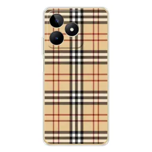 Чехол с рисунком «Burberry стиль» для Realme Note 60