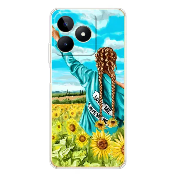 Чехол с рисунком «Девушка на поле» для Realme Note 60 Чехол с рисунком «Девушка на поле» для Realme Note 60
