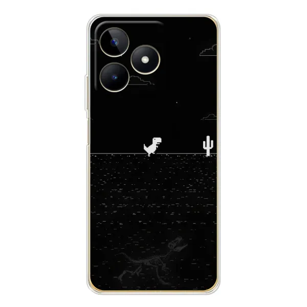 Чохол з малюнком «Динозаврик» для Realme Note 60 Чохол з малюнком «Динозаврик» для Realme Note 60