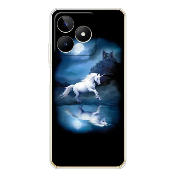 Чехол с рисунком «Единорог» для Realme Note 60