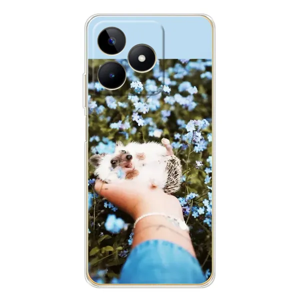 Чехол с рисунком «Ежик на руках» для Realme Note 60 Чехол с рисунком «Ежик на руках» для Realme Note 60