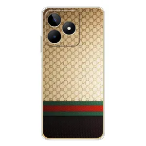 Чехлы Бренд GUCCI для Realme Note 60 (Фон Гуччи)