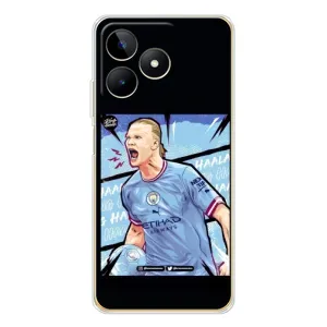 Чохли з принтом на Realme Note 60 Футболіст (гол Ерлінг Холанд)