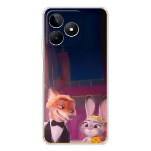 Силиконовый чехол с принтом Зоотрополіс для Realme Note 60 (Главные герои)