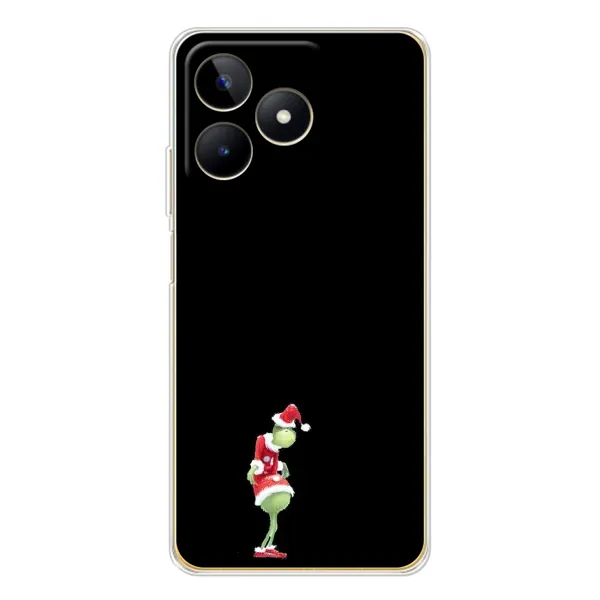 Чехол с рисунком «Гринч на чорном» для Realme Note 60 Чехол с рисунком «Гринч на чорном» для Realme Note 60