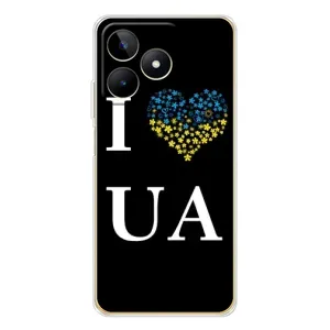 Силіконовий Чохол на Realme Note 60 (Я-Україна) (I Love UA)