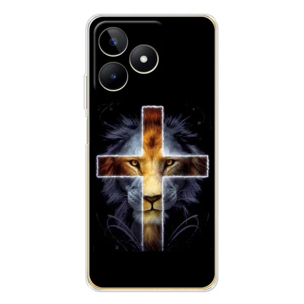 Чохол з малюнком «Ісус Лев» для Realme Note 60 Чохол з малюнком «Ісус Лев» для Realme Note 60