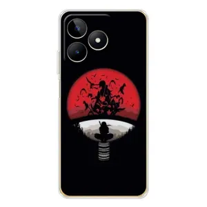Чехлы с картинкой Итачи Учиха на Realme Note 60 (Итачи на черном)
