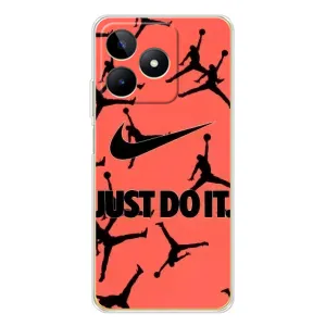 Силиконовый Чехол Nike Air Jordan на Ноте 60 (Just Do It)