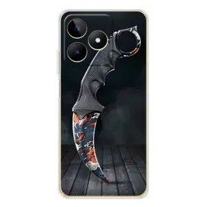 Чехол КИБЕРСПОРТ для Realme Note 60 (Кинжал КС ГО)