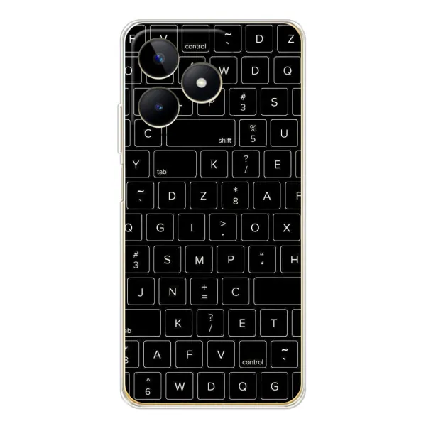 Чохол з малюнком «Клавіатура» для Realme Note 60 Чохол з малюнком «Клавіатура» для Realme Note 60