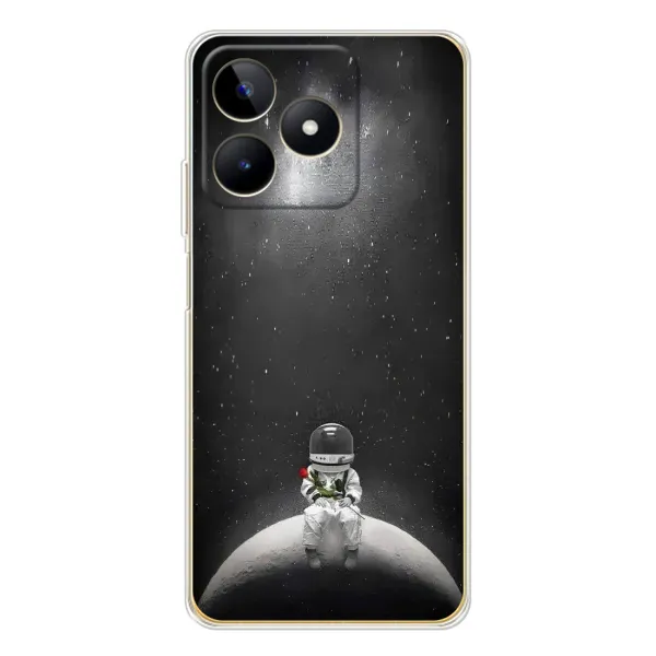 Чехол с рисунком «Космонавт романтик» для Realme Note 60