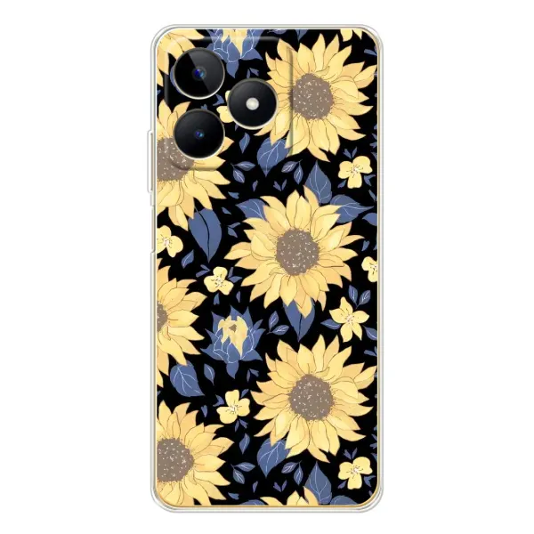 Чехол с рисунком «красивые цветы» для Realme Note 60 Чехол с рисунком «красивые цветы» для Realme Note 60