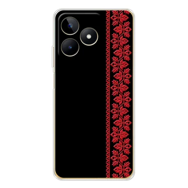 Чохол з малюнком «Червона вишиванка» для Realme Note 60 Чохол з малюнком «Червона вишиванка» для Realme Note 60