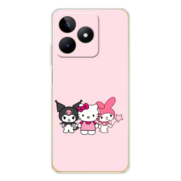 Чехол с рисунком «Куроми Мелоди Китти» для Realme Note 60 Чехол с рисунком «Куроми Мелоди Китти» для Realme Note 60