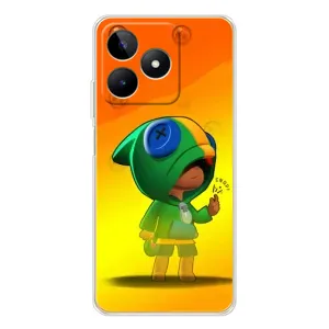 Чохол Бравл Старс для Realme Note 60 (LEON в кофті)