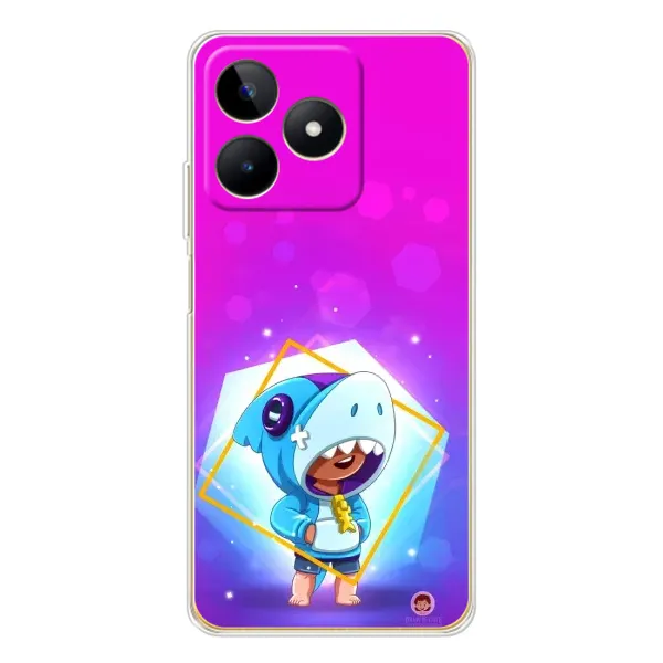 Чехол с рисунком «Леон в костюме Акулы» для Realme Note 60
