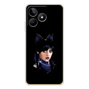 Чехлы с принтом Уэнсдей на Realme Note 60 (Милая Уэнсдей)