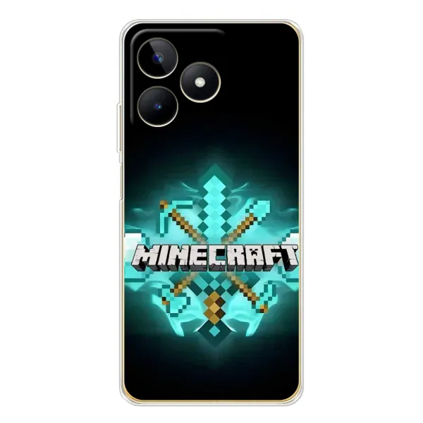Чехол с рисунком «MineCraft 2» для Realme Note 60