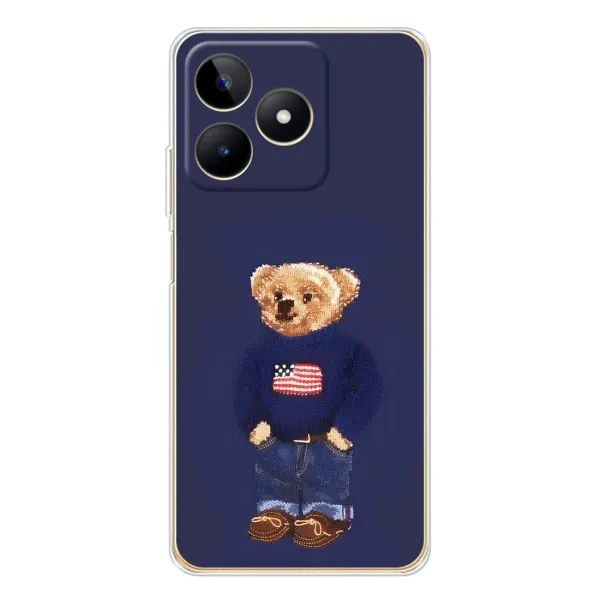 Чохол з малюнком «Мішка USA» для Realme Note 60