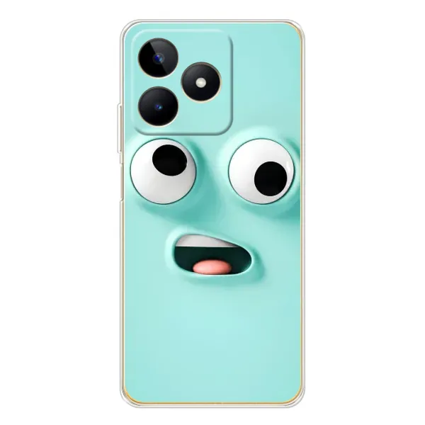 Чохол з малюнком «Кумедне м'ятне обличчя» для Realme Note 60 Чохол з малюнком «Кумедне м'ятне обличчя» для Realme Note 60