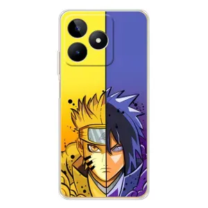 Купить Чехлы на телефон с принтом Anime для Realme Note 60 (Naruto Vs Sasuke)