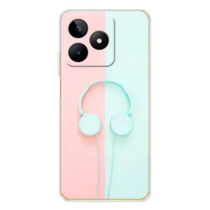 Девчачий Чехол для Realme Note 60 (Наушники)