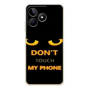 Чехол с Прикольным принтом на Realme Note 60 (Не трогай мой телефон)