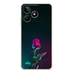Чехлы с принтом Розочки для Realme Note 60 (Ночная роза)