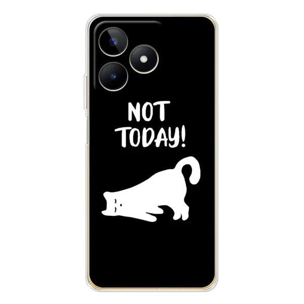 Чехол с рисунком «Not Today» для Realme Note 60 Чехол с рисунком «Not Today» для Realme Note 60