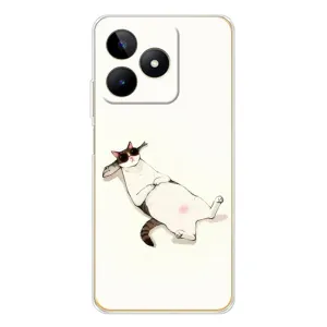 Чехол на тематику: Коты для Realme Note 60 (Отдых)