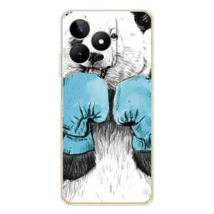 Чехлы с Пандами на Realme Note 60 (Панда боксер)