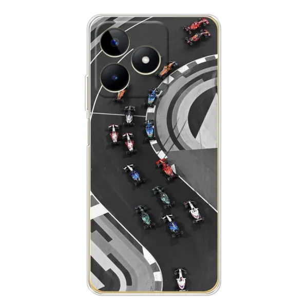 Чохол з малюнком «Перегони ф1» для Realme Note 60 Чохол з малюнком «Перегони ф1» для Realme Note 60