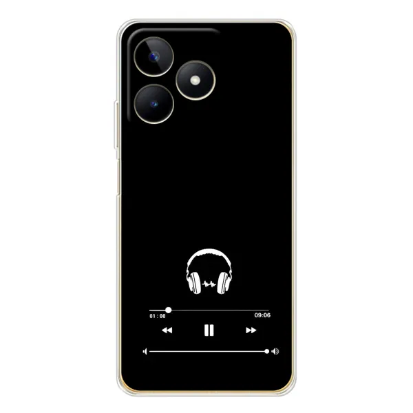 Чехол с рисунком «Плеер» для Realme Note 60 Чехол с рисунком «Плеер» для Realme Note 60