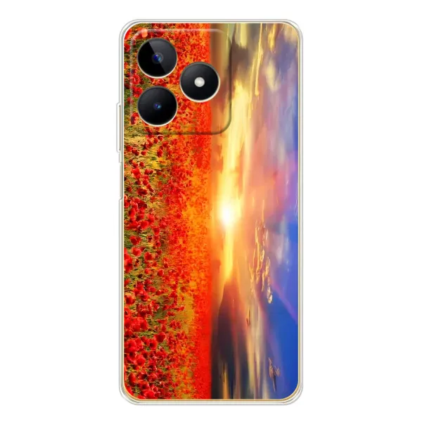 Чехол с рисунком «Поле тюльпанов» для Realme Note 60 Чехол с рисунком «Поле тюльпанов» для Realme Note 60