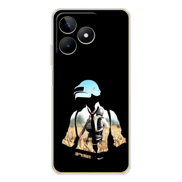 Чехол с рисунком «Пубг мен» для Realme Note 60