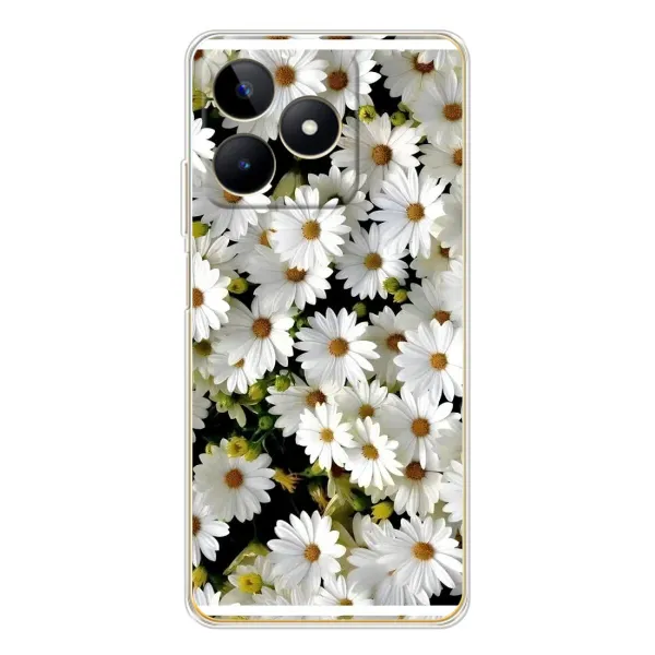 Чехол с рисунком «Рамка в ромашках» для Realme Note 60 Чехол с рисунком «Рамка в ромашках» для Realme Note 60