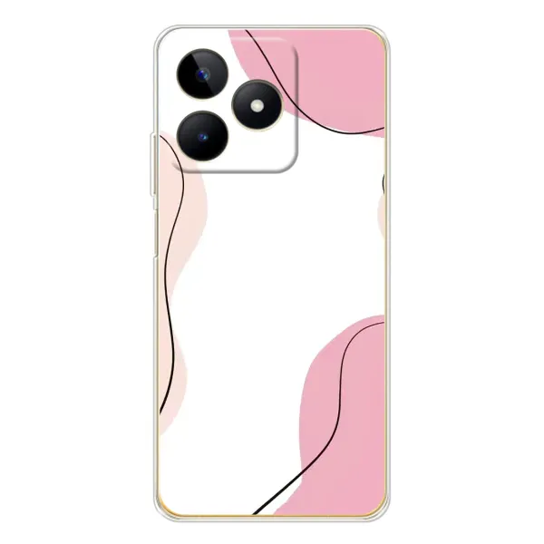 Чехол с рисунком «Розовый фон» для Realme Note 60 Чехол с рисунком «Розовый фон» для Realme Note 60