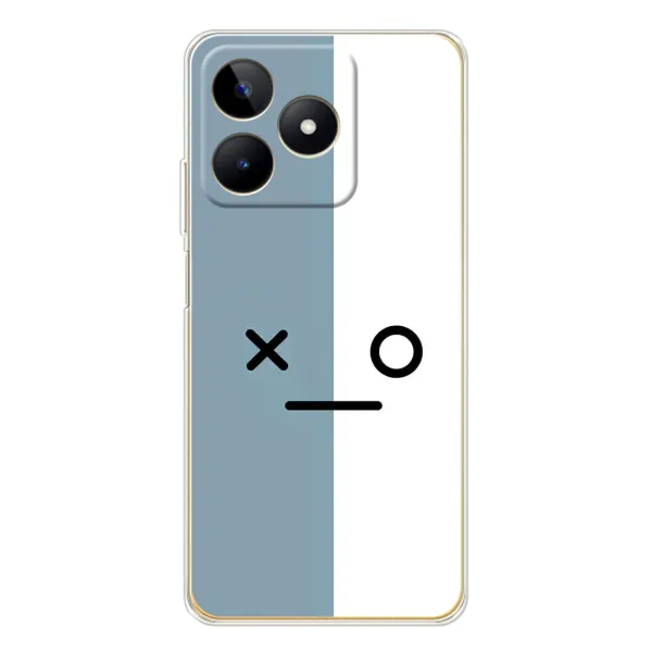 Чохол з малюнком «Сіро-білий» для Realme Note 60 Чохол з малюнком «Сіро-білий» для Realme Note 60