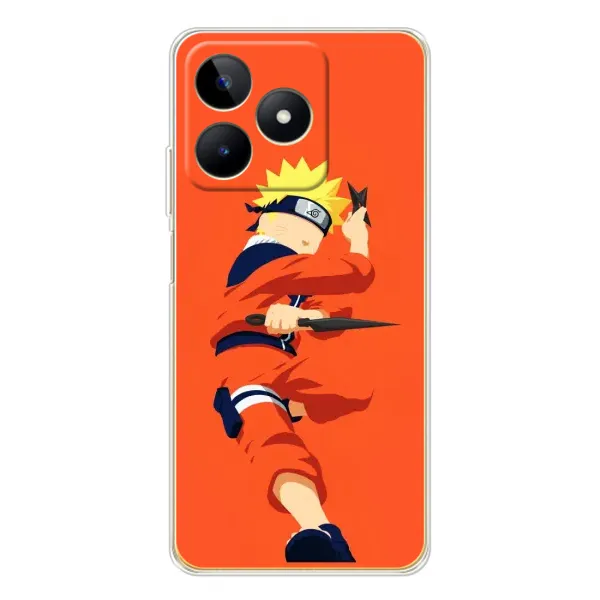 Чехол с рисунком «Силуэт Наруто» для Realme Note 60 Чехол с рисунком «Силуэт Наруто» для Realme Note 60