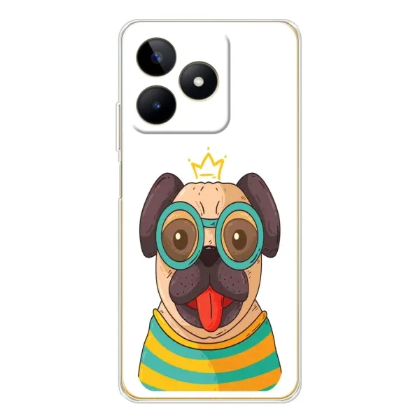 Чехол с рисунком «Собака Король» для Realme Note 60 Чехол с рисунком «Собака Король» для Realme Note 60